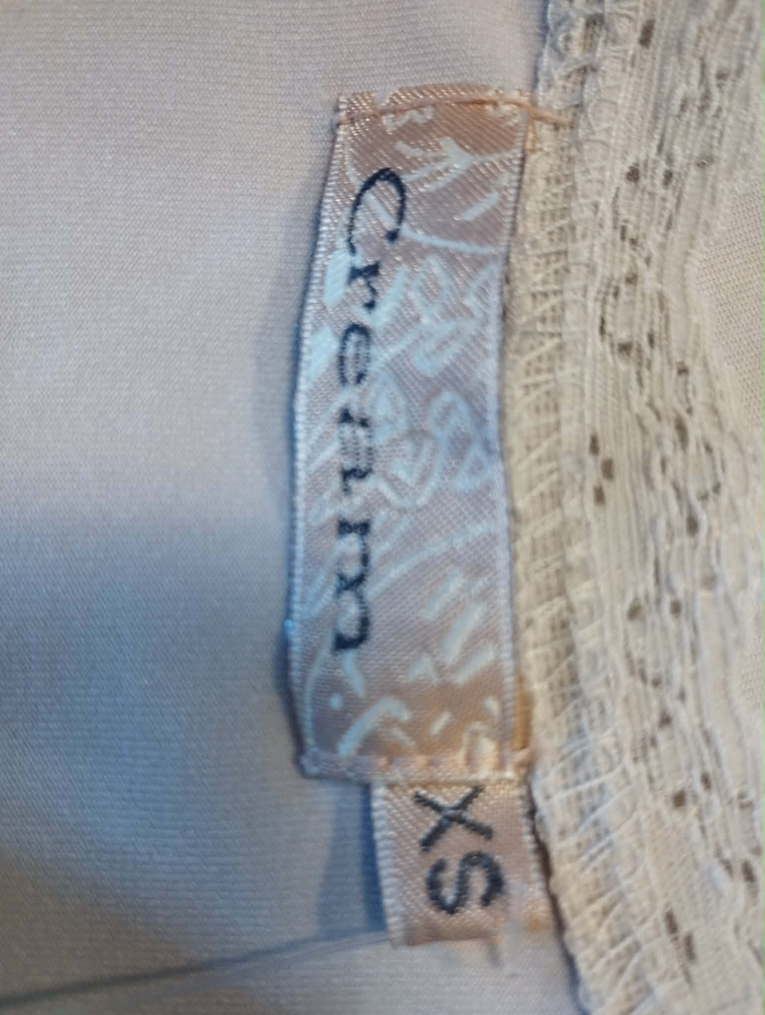 Robe Blanche Bretelles "Cream" Taille 34/XS