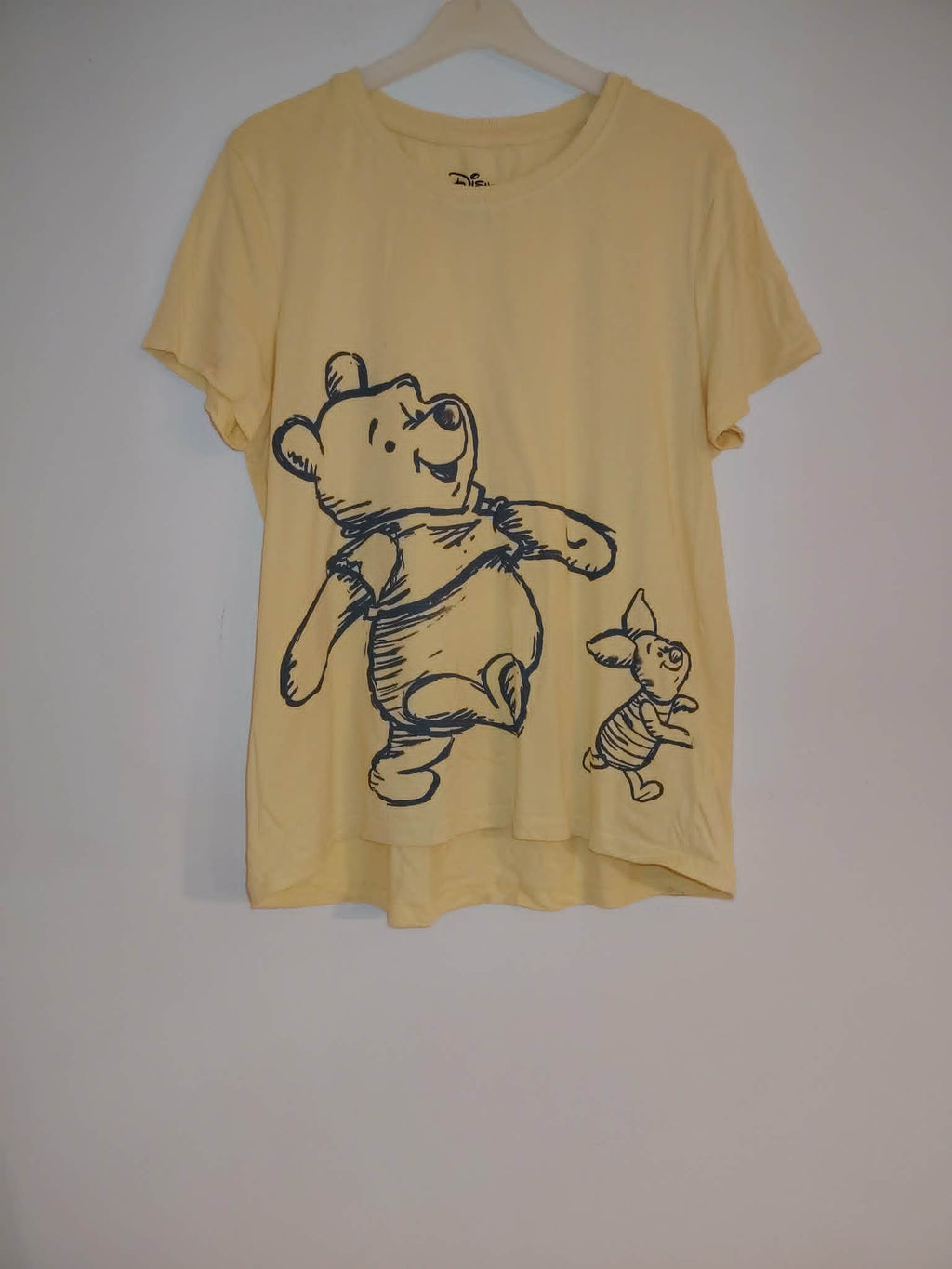Tee-Shirt Manches Courtes Jaune "Disney" 36/S