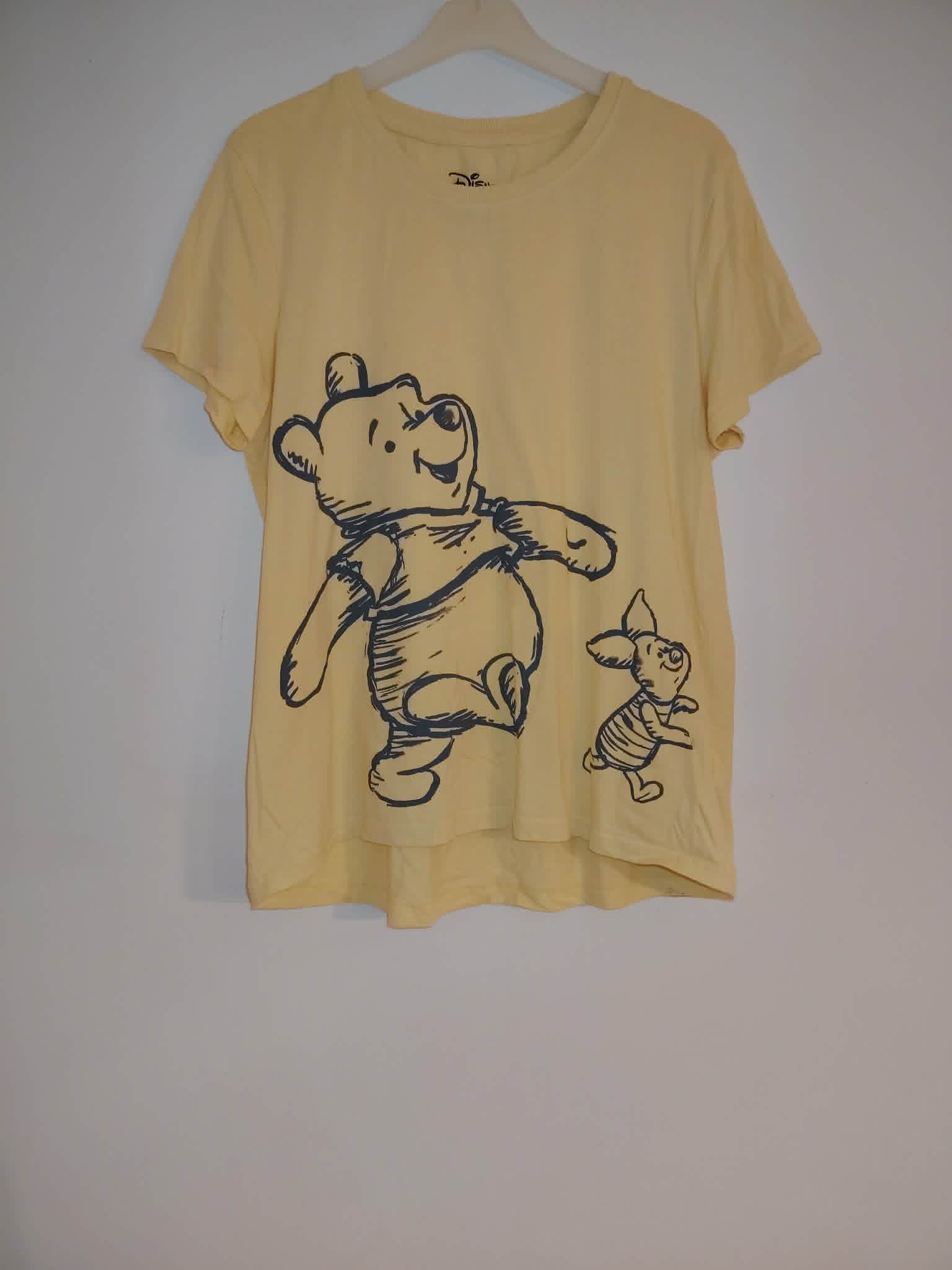 Tee-Shirt Manches Courtes Jaune "Disney" 36/S