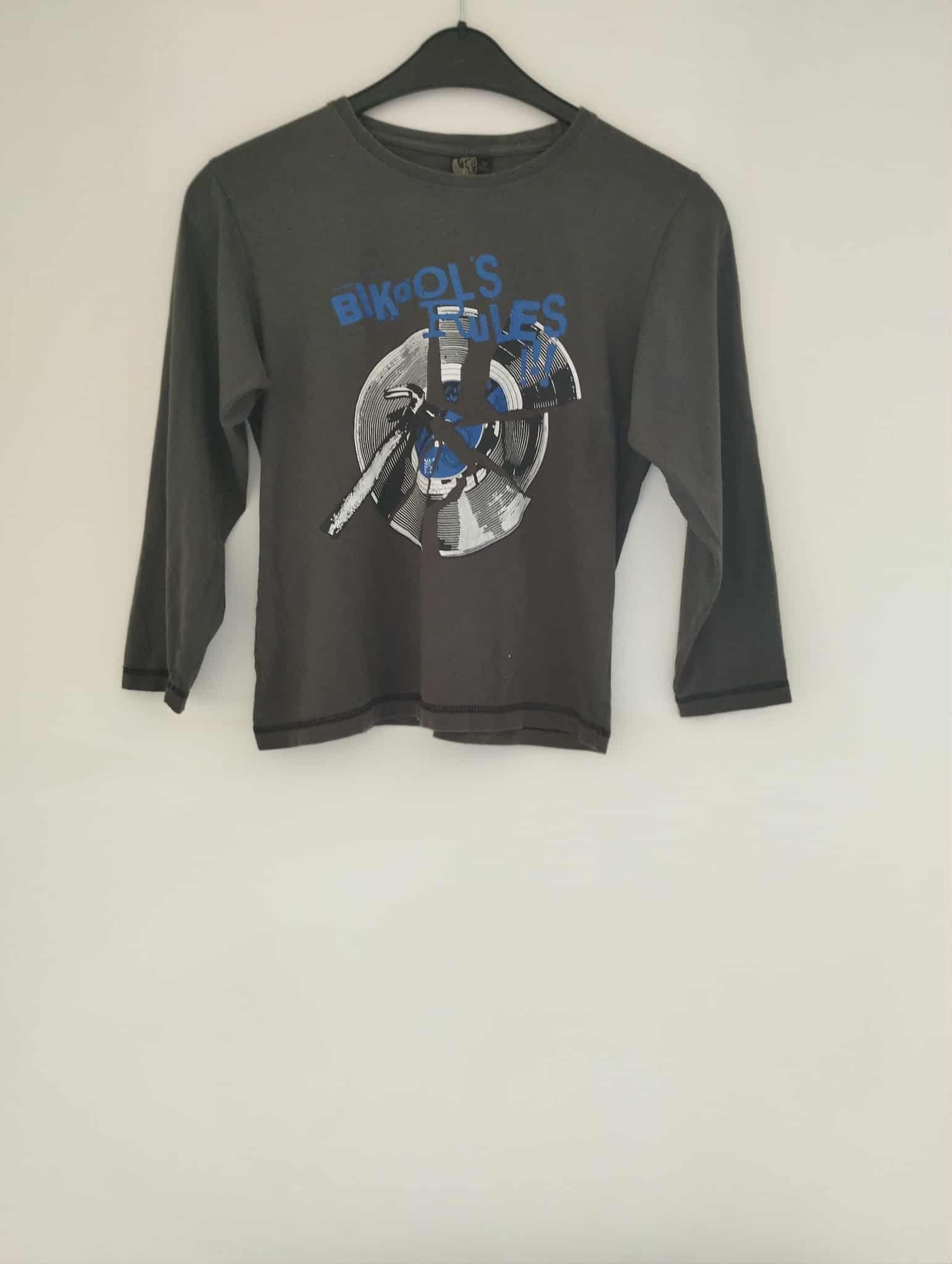 Tee-Shirt Manches Longue "Bi Kool" 12 Ans