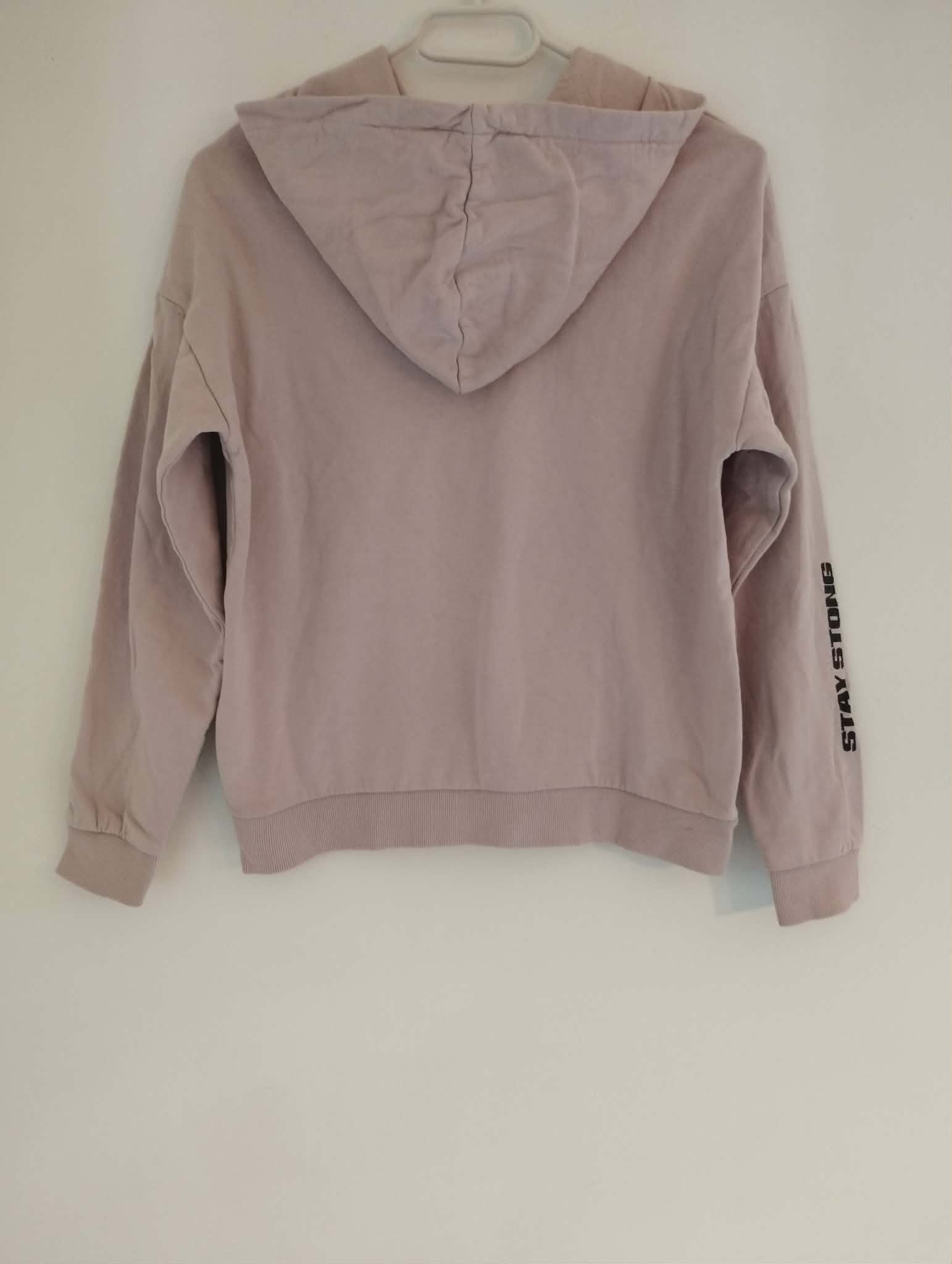 Sweat Capuche Rose Pastel "Kiabi" Taille 34/XS