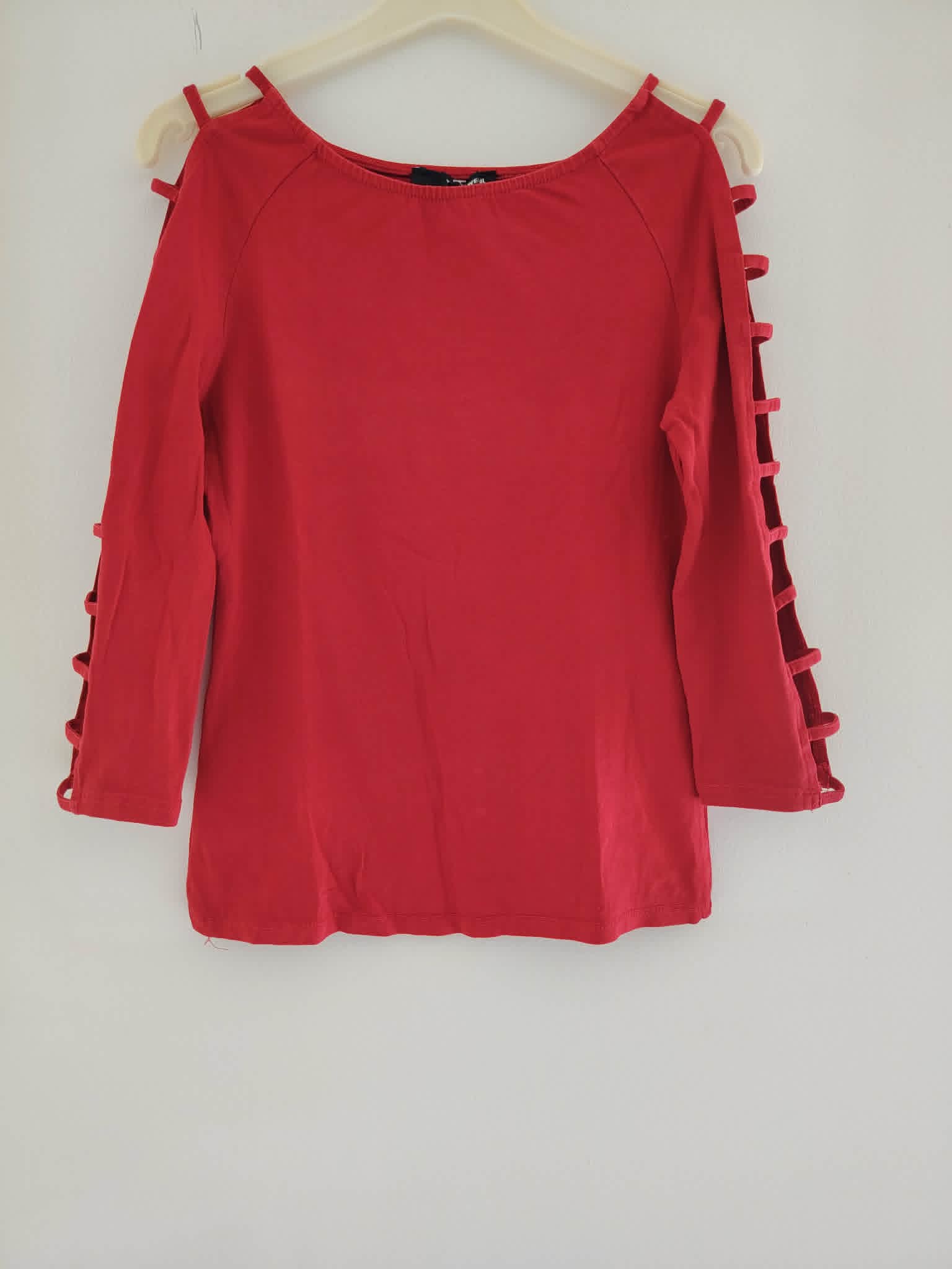 Tee-Shirt Rouge Manches Longues "Tally Weil" 38/M