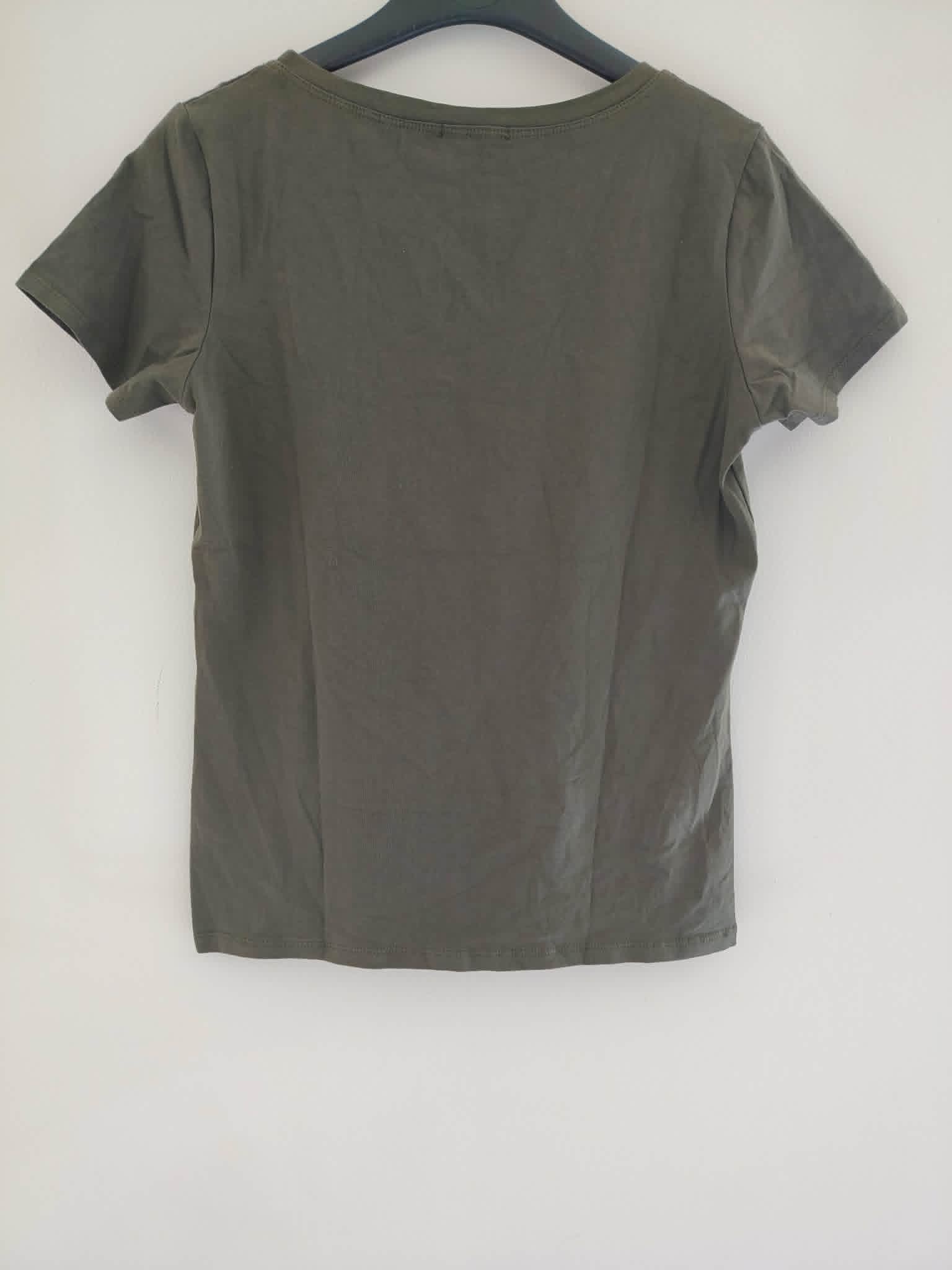 Tee-Shirt Kaki Manches Courtes "Cloothes" 38-40/M