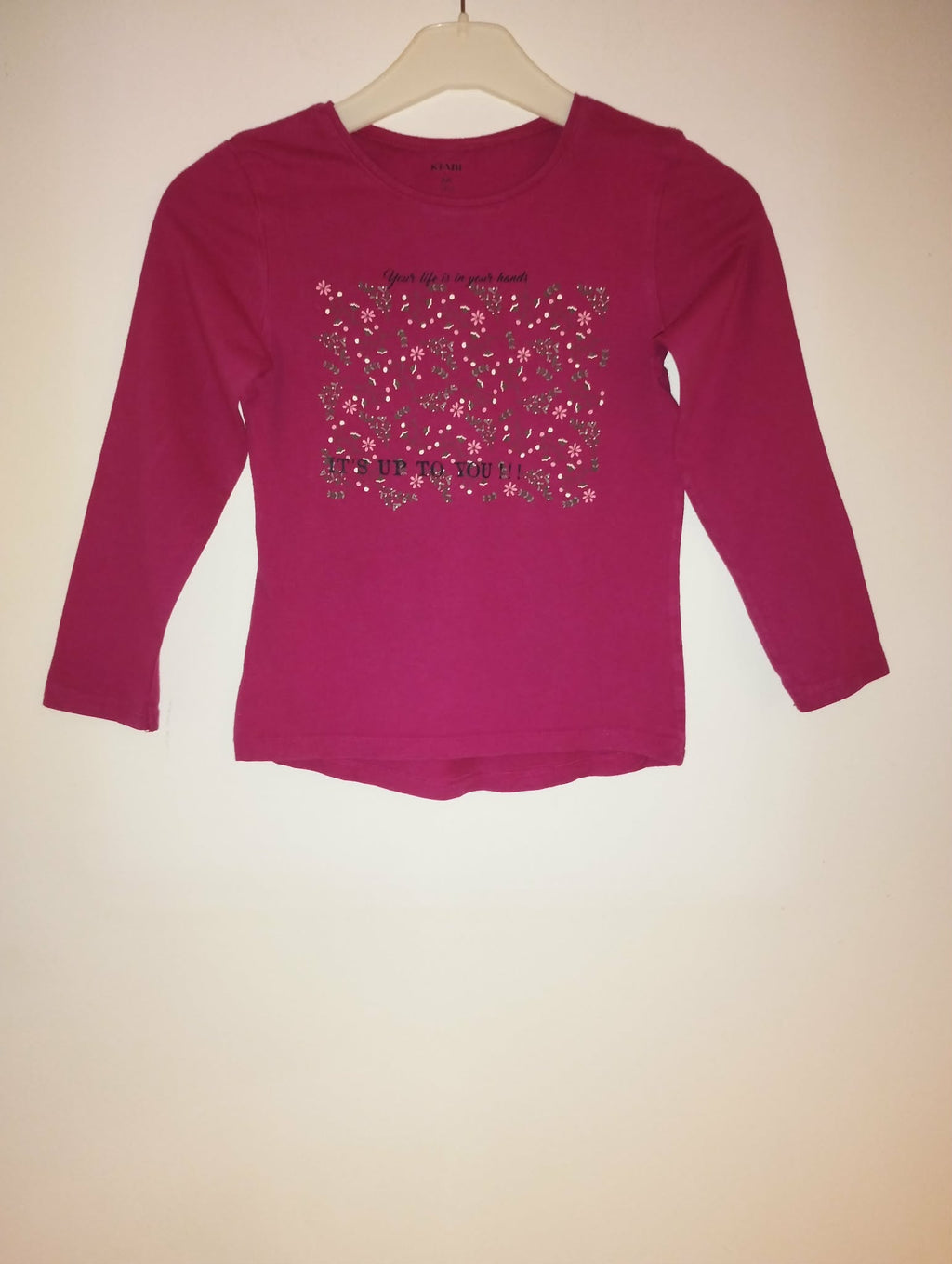 Tee-Shirt Manches Longues "Kiabi" 6 Ans