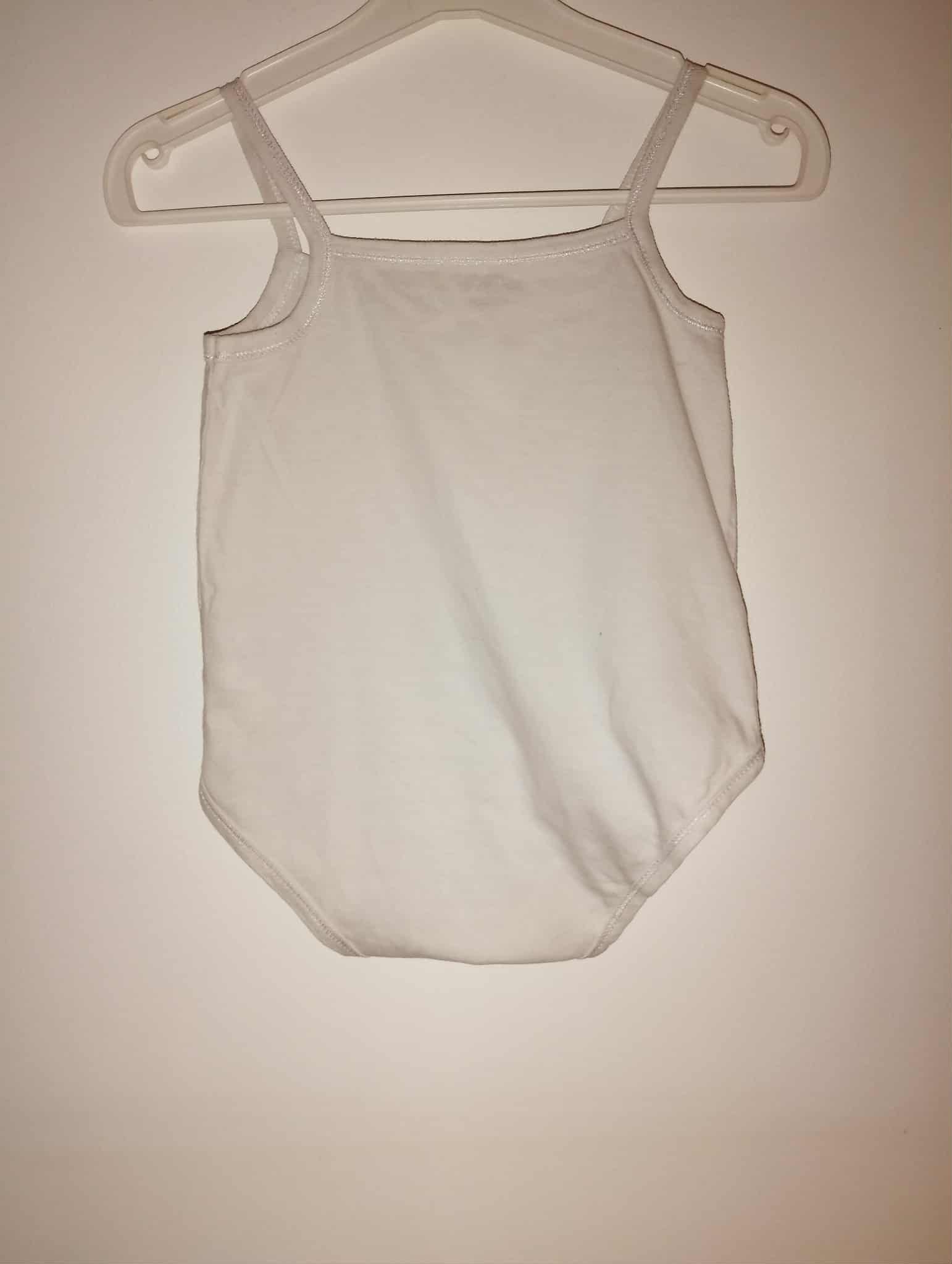 Body Corps Blanc "Sweat & Soft" 3/4 Ans