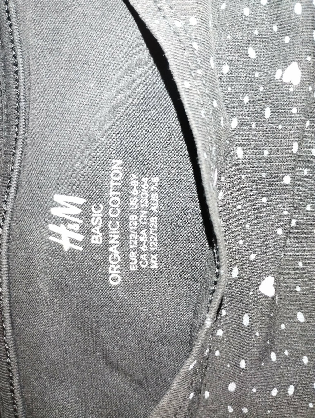 Tee-Shirt Manches Longues "H&M" 7/8 Ans