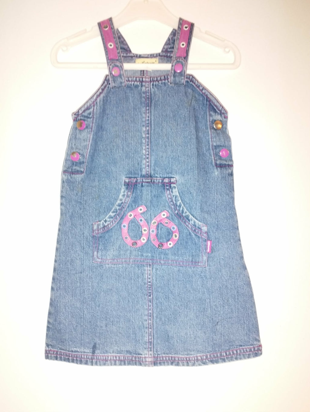 Robe Jean Bretelles "In Extenso" 6 Ans