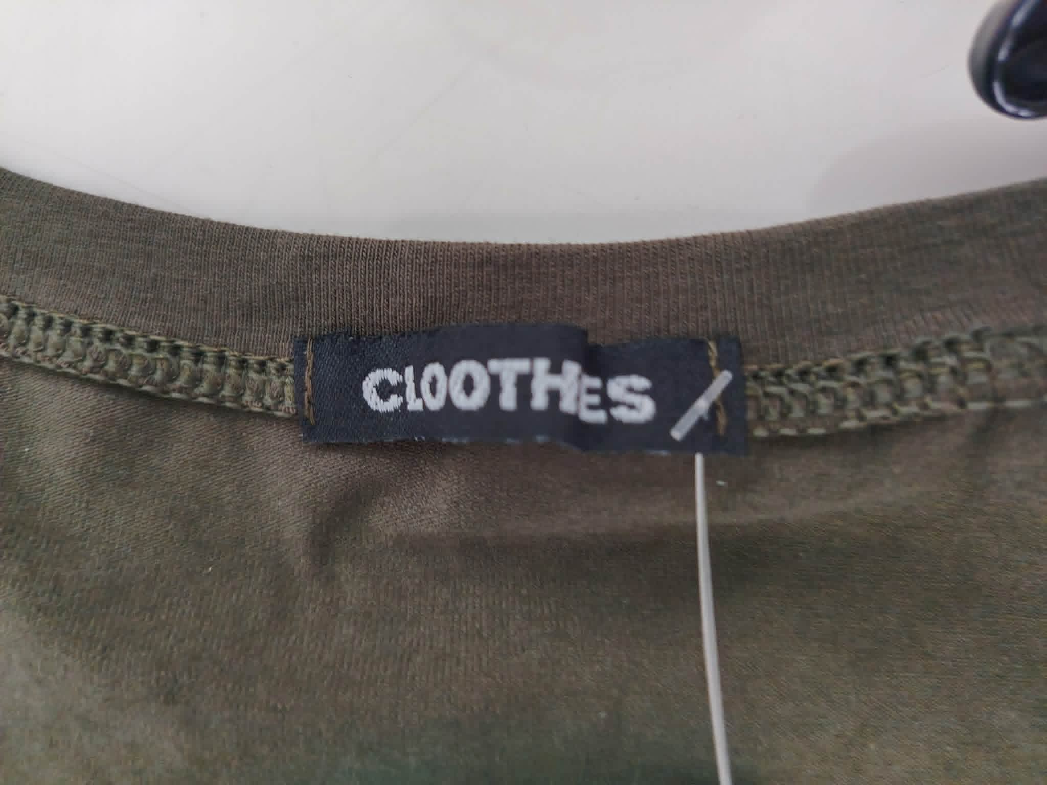 Tee-Shirt Kaki Manches Courtes "Cloothes" 38-40/M
