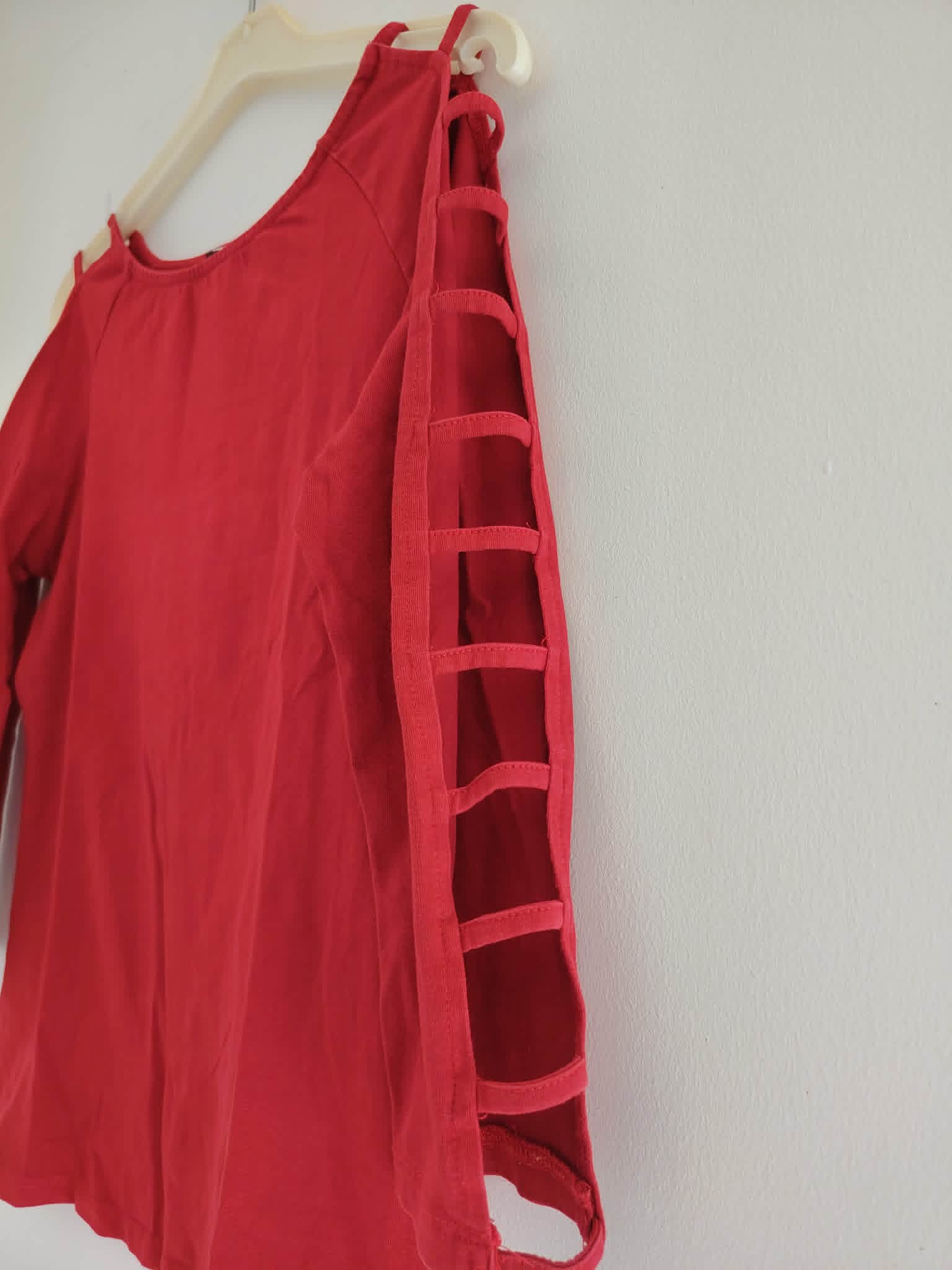 Tee-Shirt Rouge Manches Longues "Tally Weil" 38/M
