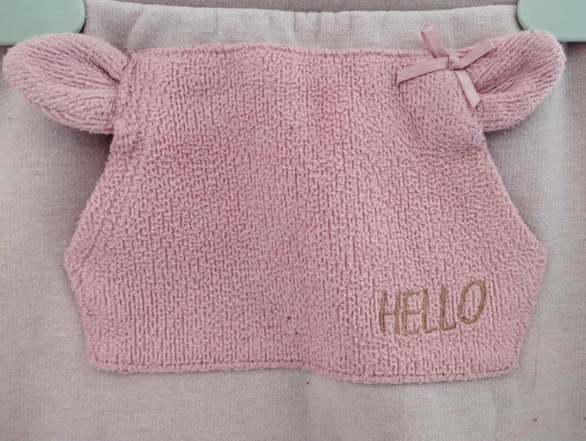 Pantalon Epais Rose Pâle "Orchestra" 12 Mois
