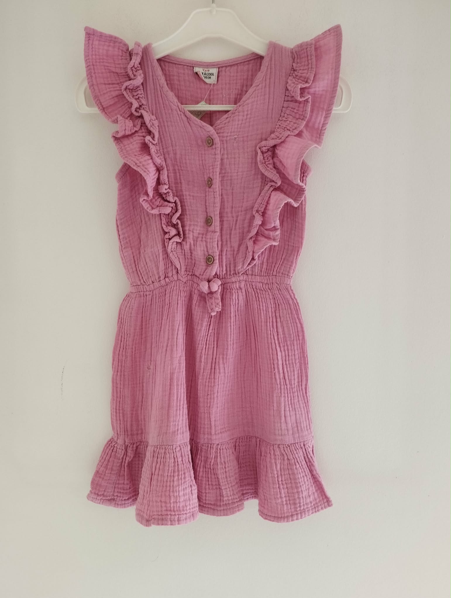 Robe Evasé Rose "Tape à L'Oeil" 5 Ans