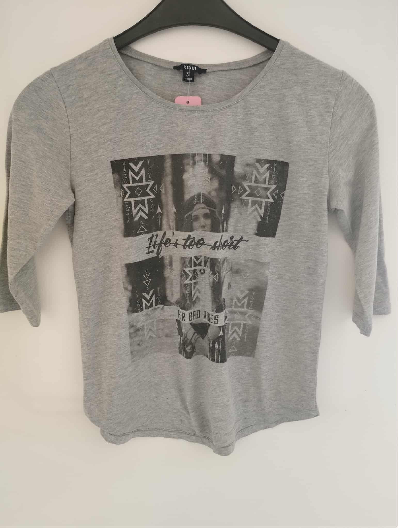 Tee-Shirt Manches Mi-Longues "Kiabi" 14 Ans