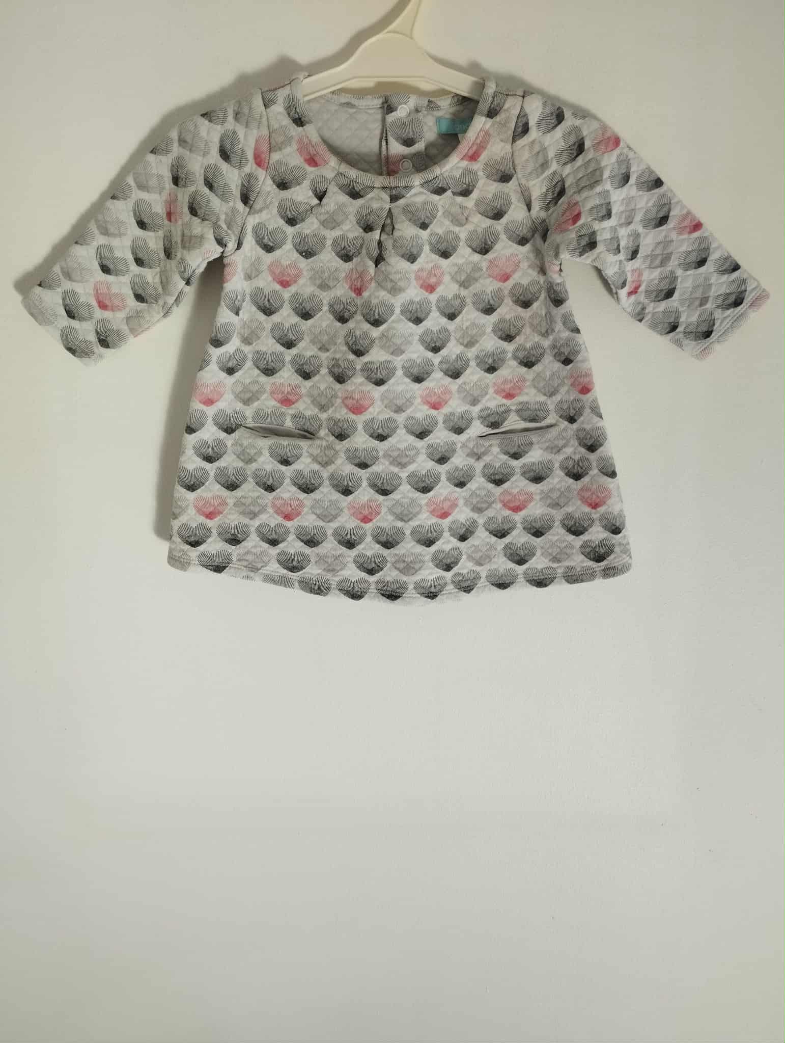 Blouse à Coeur "Obaïbi" 12 Mois
