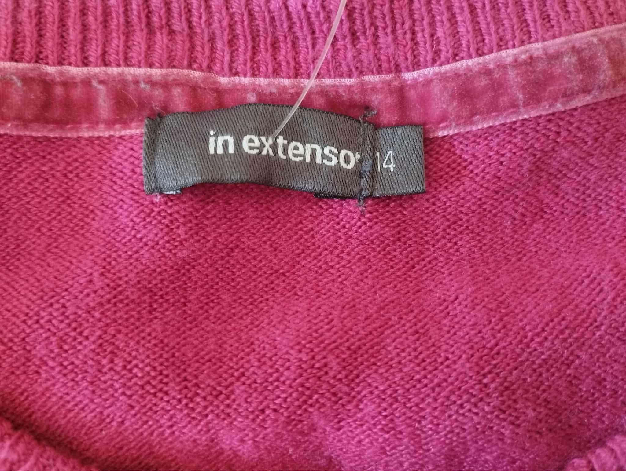 Gilet Rose Fuchsia "In Extenso" 14 Ans