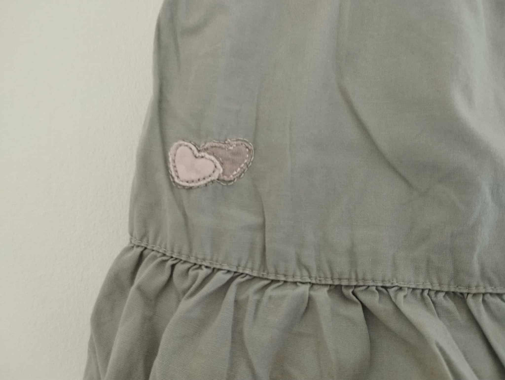 Blouse Grise Manches Bouffante "Tissaia" 12 Mois