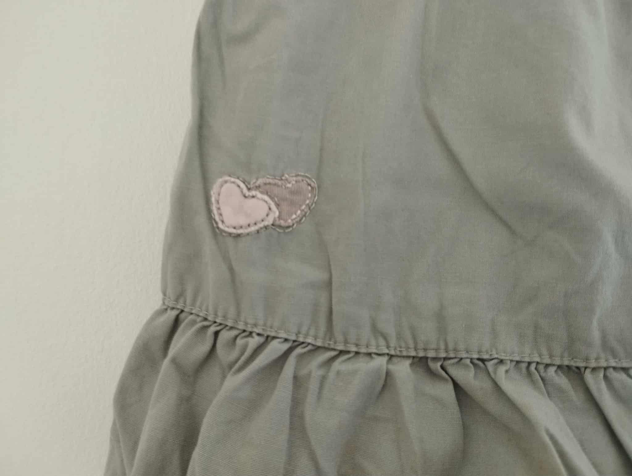 Blouse Grise Manches Bouffante "Tissaia" 12 Mois