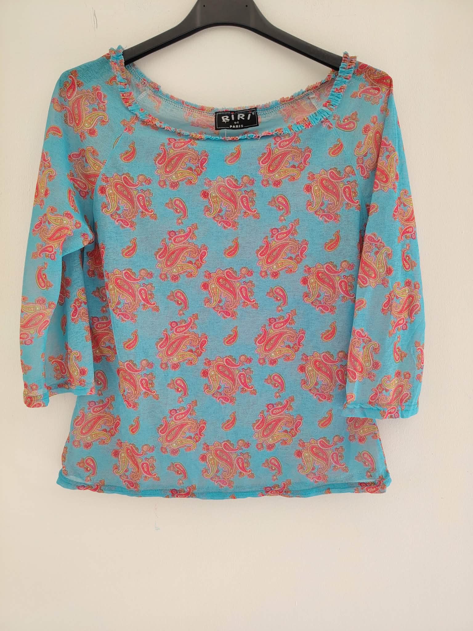 Tee-Shirt Léger Manches Longues "Riri de Paris" 38/M