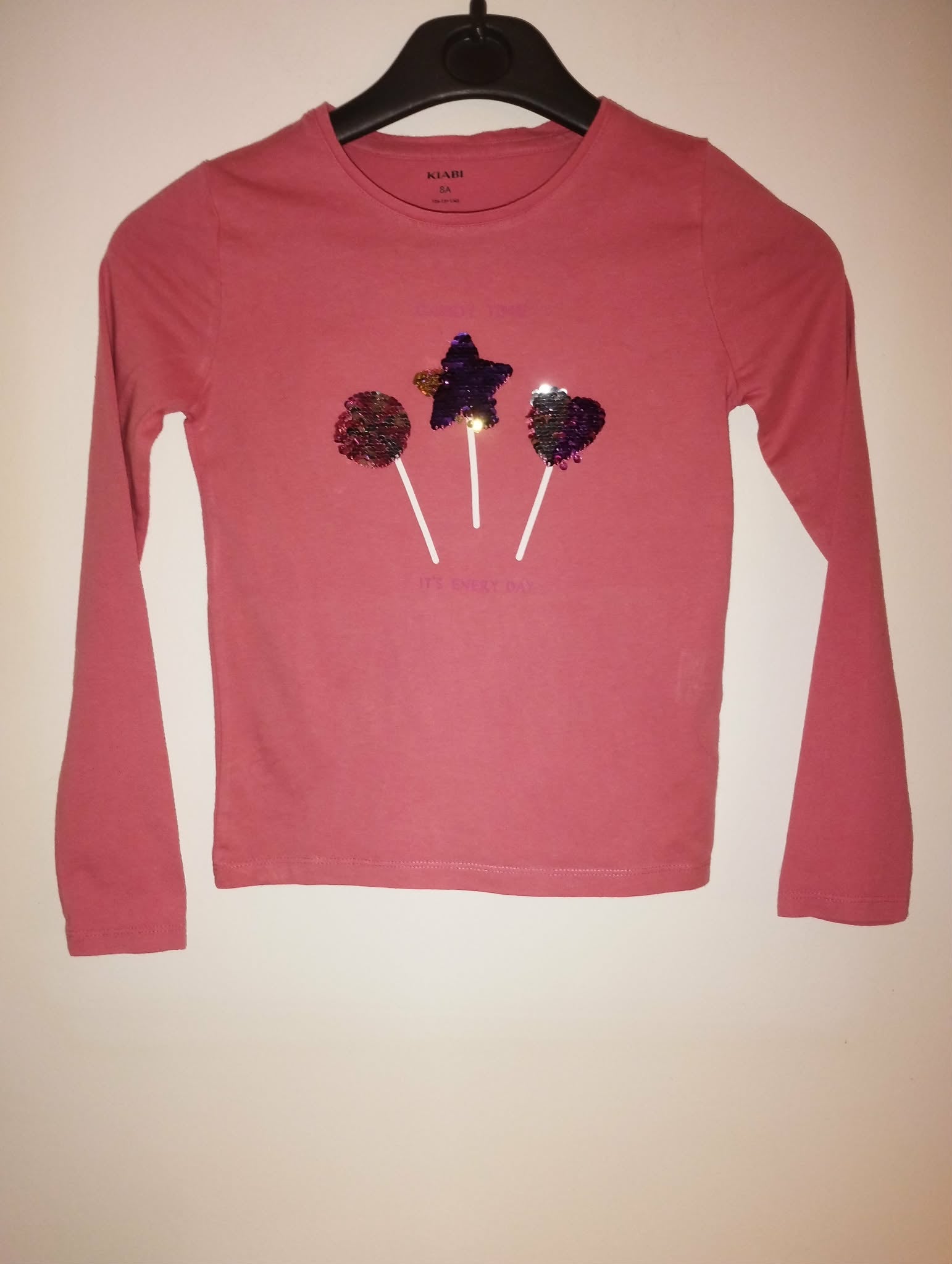 Tee-Shirt Manches Longues "Kiabi" 8 Ans