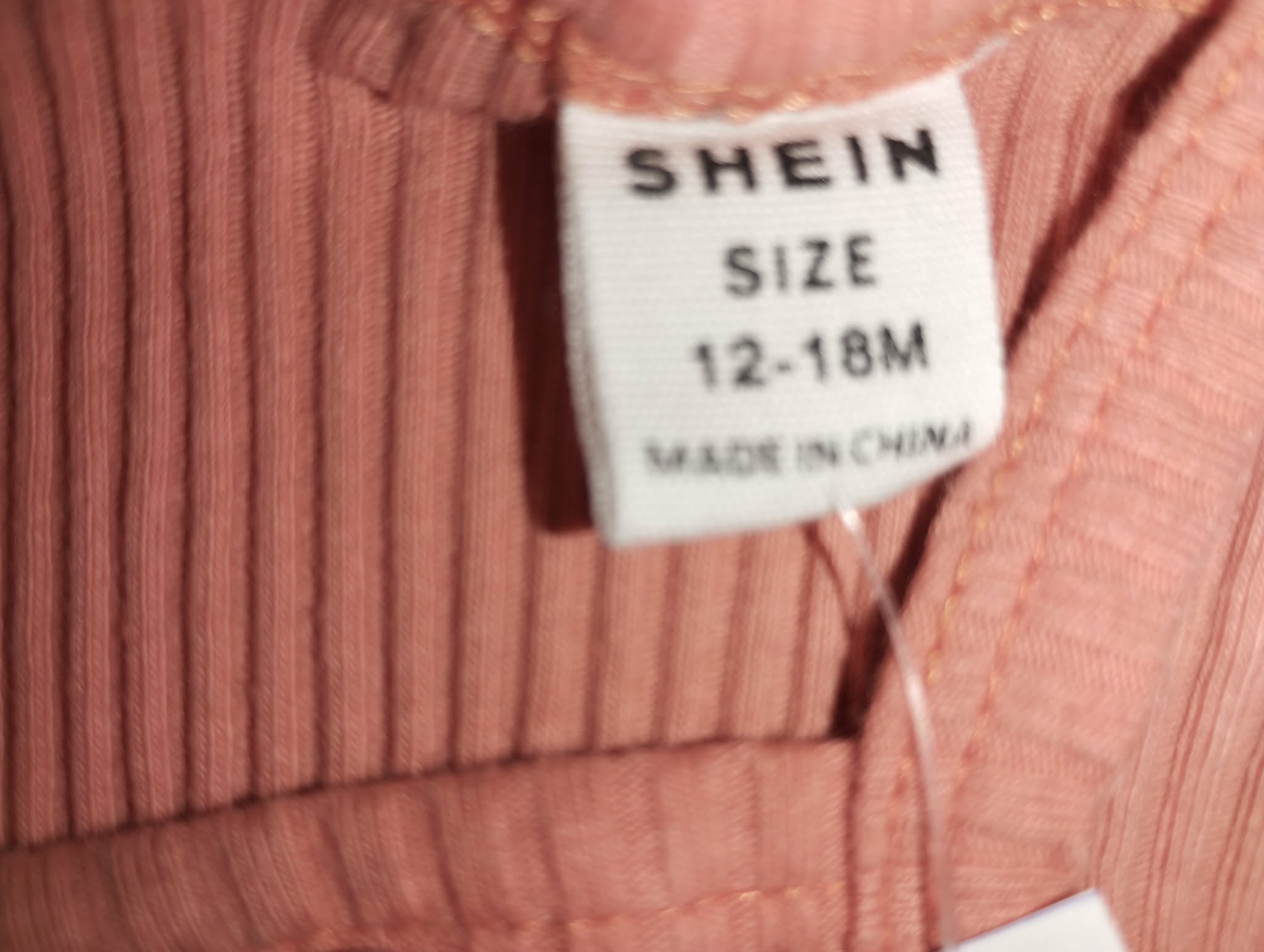 Débardeur Bretelles "Shein" 12/18 Mois