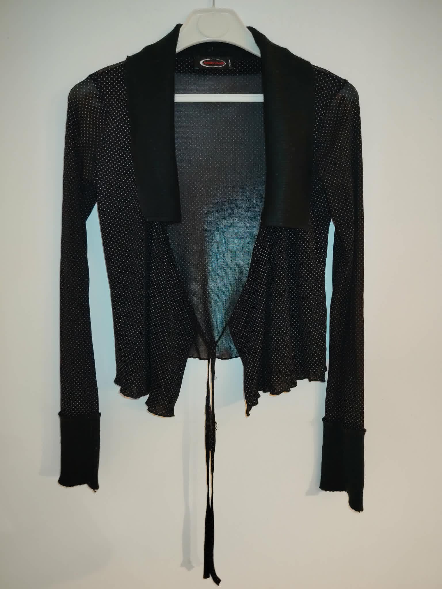Gilet Léger Noir Transparent "Moving" 36/S