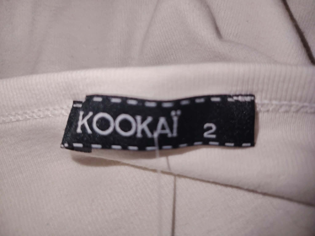 Tee-Shirt Blanc Manches Longues "Kookaï" Taille 2= 38/M