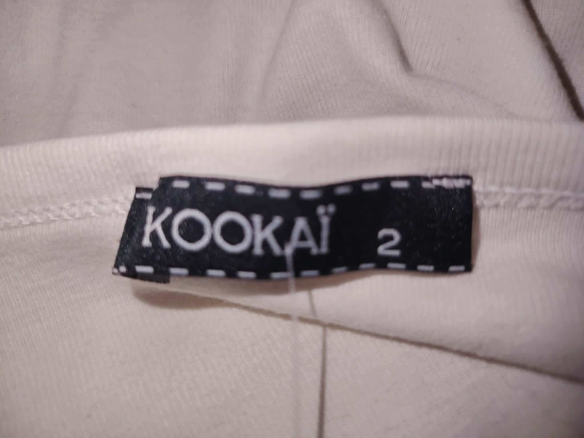 Tee-Shirt Blanc Manches Longues "Kookaï" Taille 2= 38/M