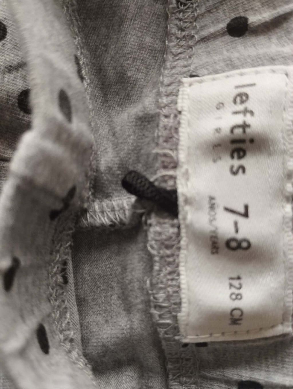 Legging Gris Clair "Lefties" en 7/8 Ans