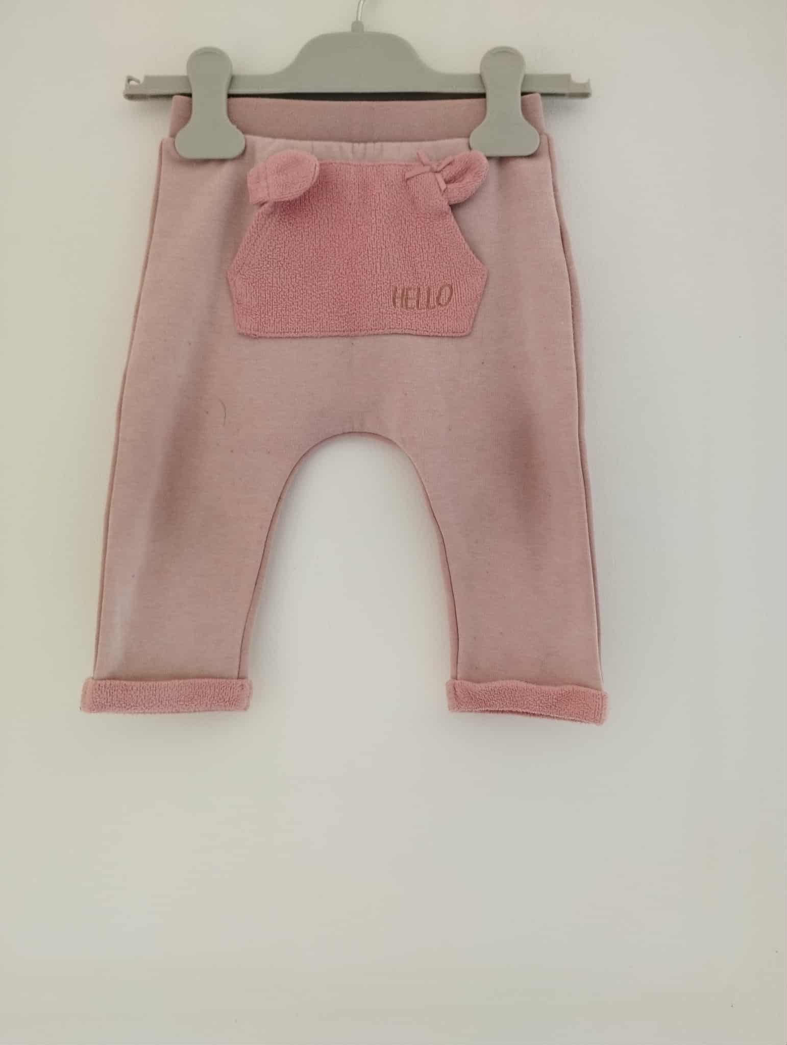 Pantalon Epais Rose Pâle "Orchestra" 12 Mois