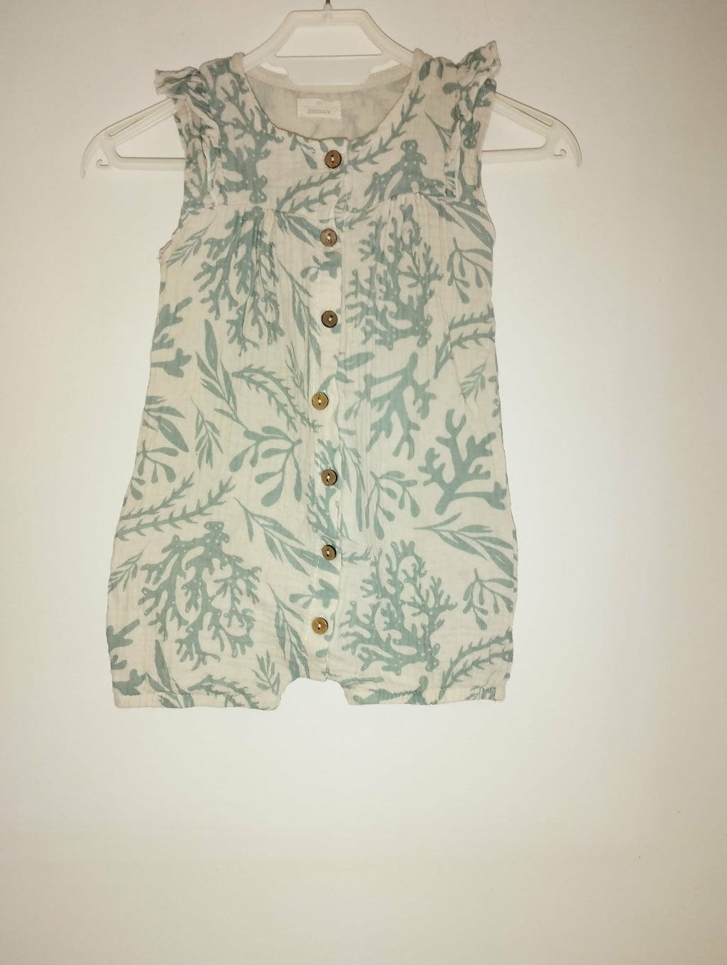 Barboteuse Manches Courtes "Zeeman" 18 Mois