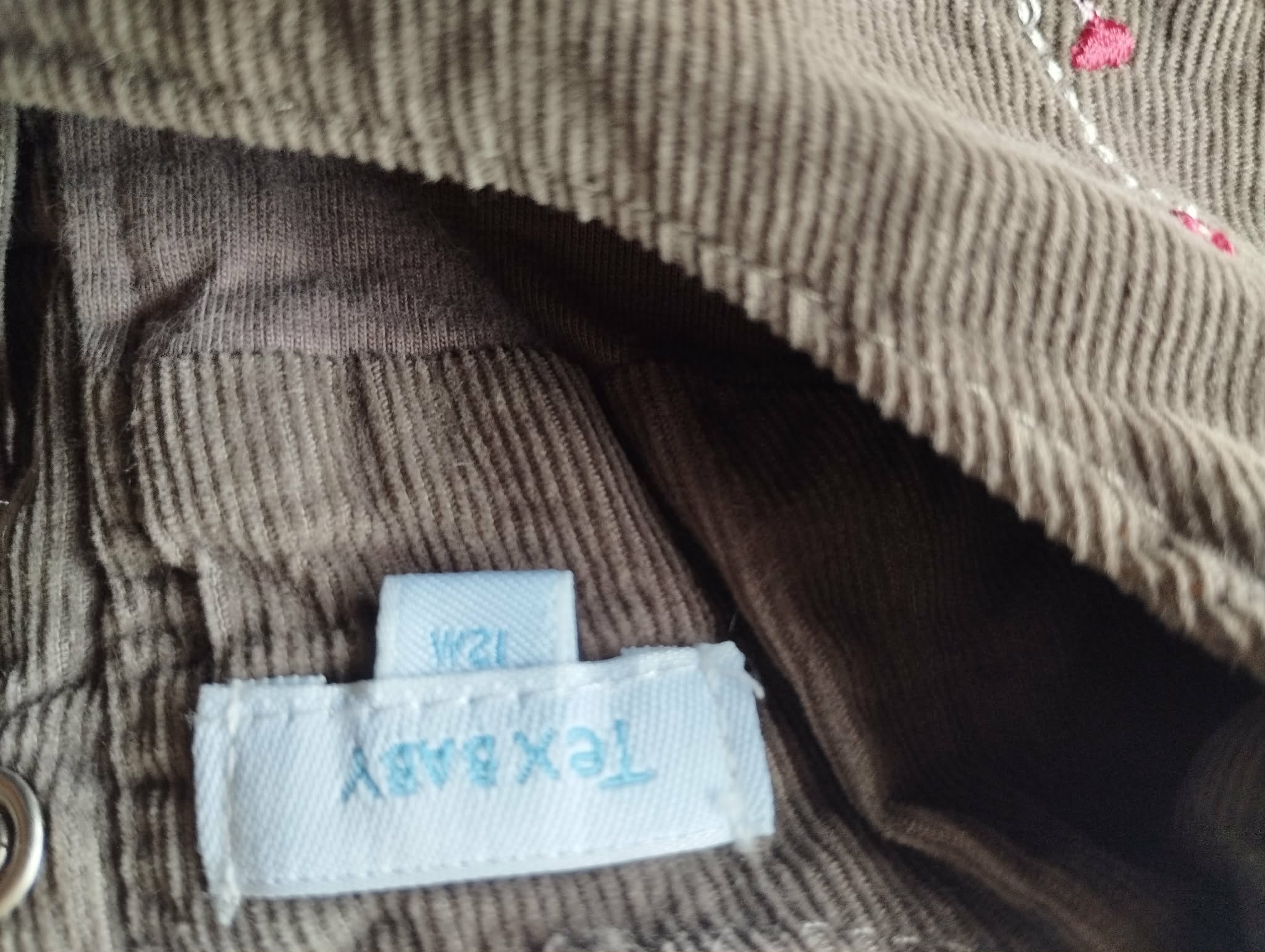 Robe Manches Courtes "Tex Baby" 12 Mois