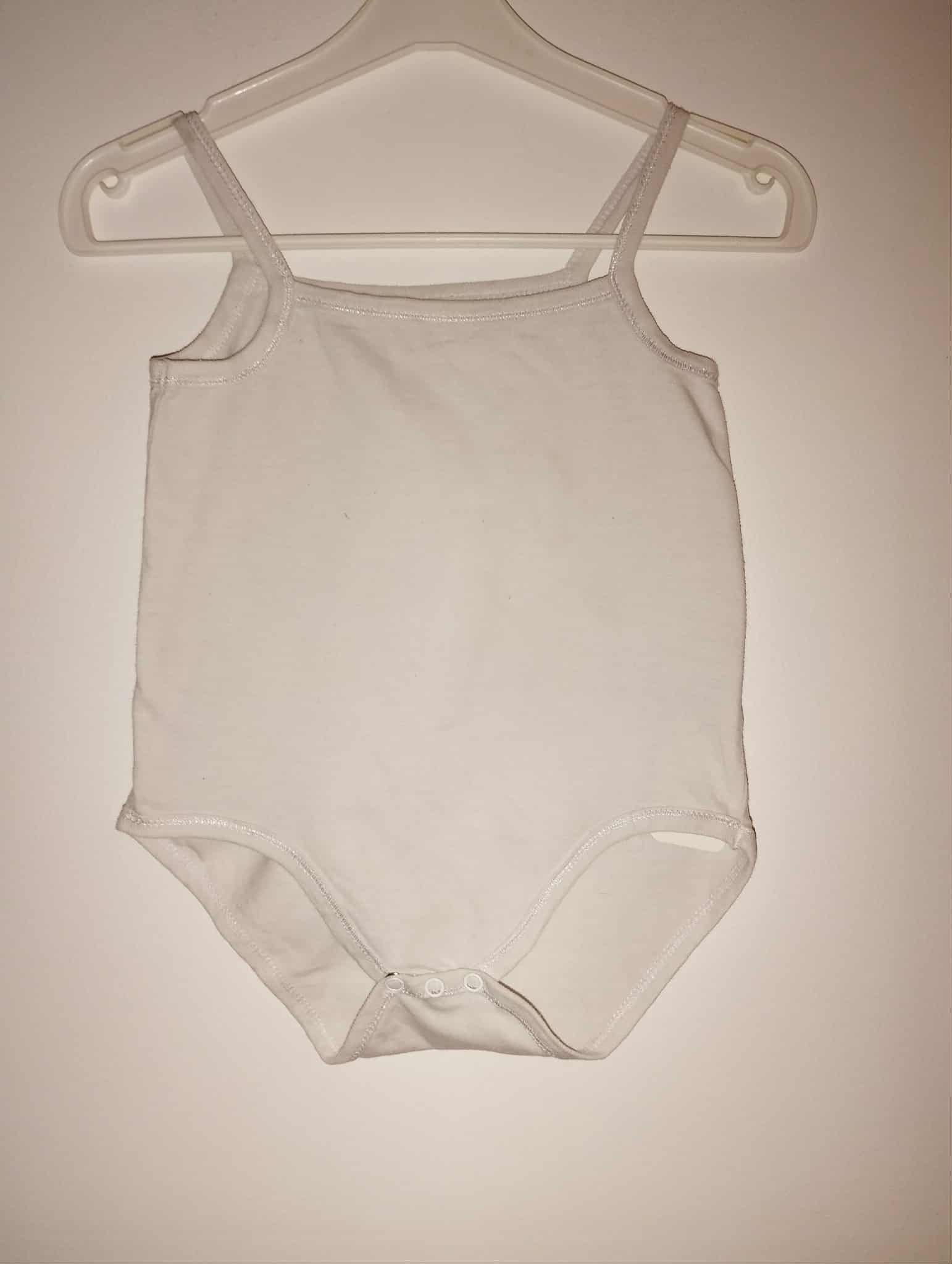 Body Corps Blanc "Sweat & Soft" 3/4 Ans