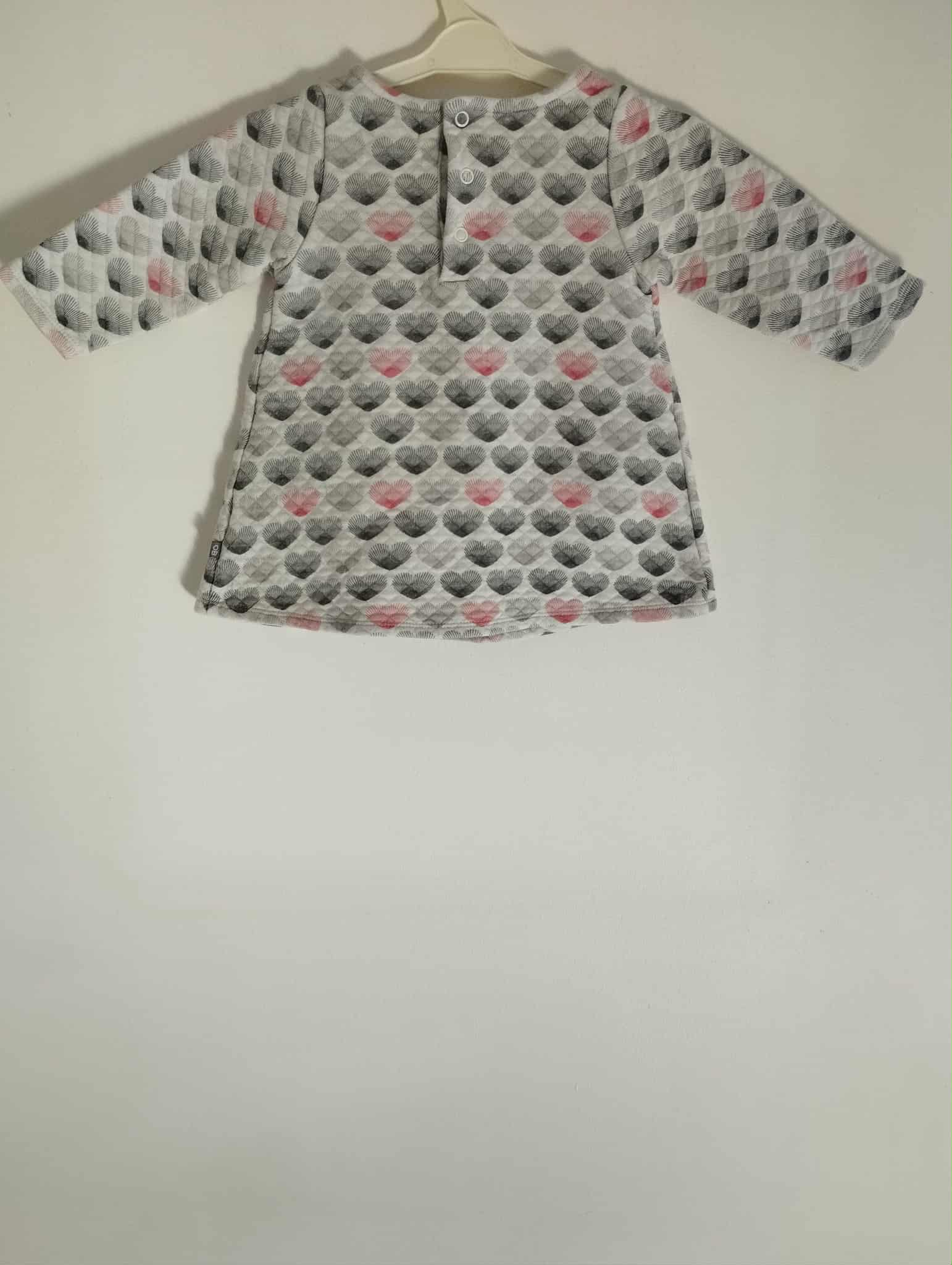 Blouse à Coeur "Obaïbi" 12 Mois