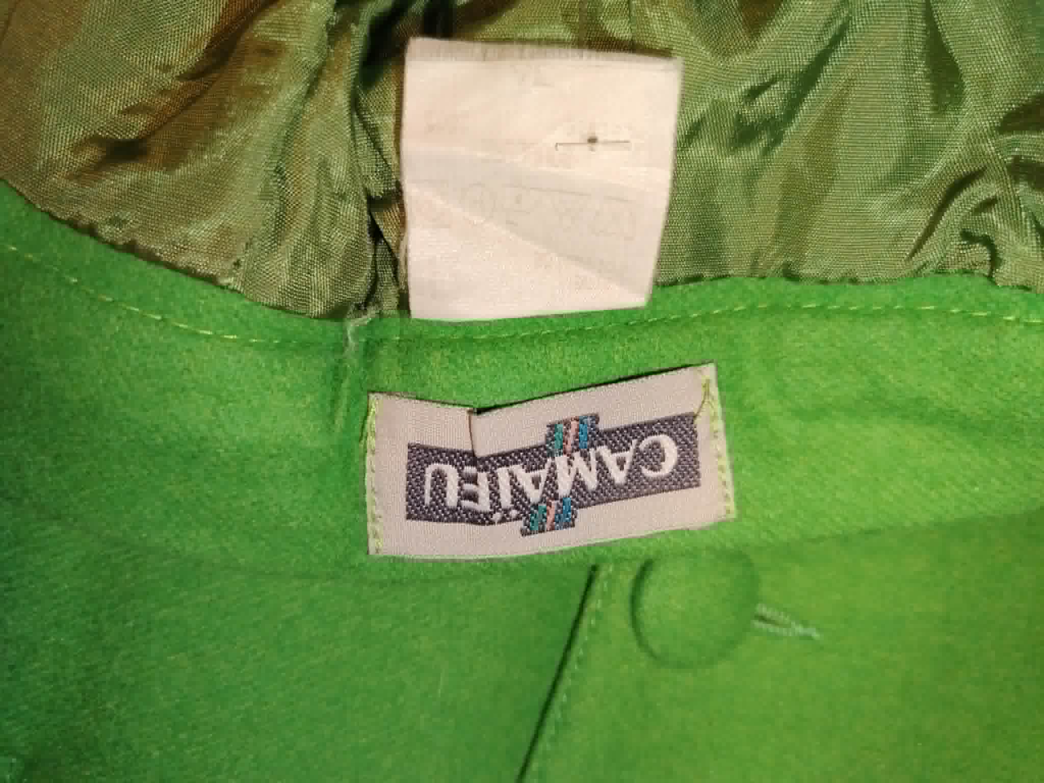 Ensemble Tailleur Vintage Veste/Jupe Vert "Camaïeu" XS/ Taille 1