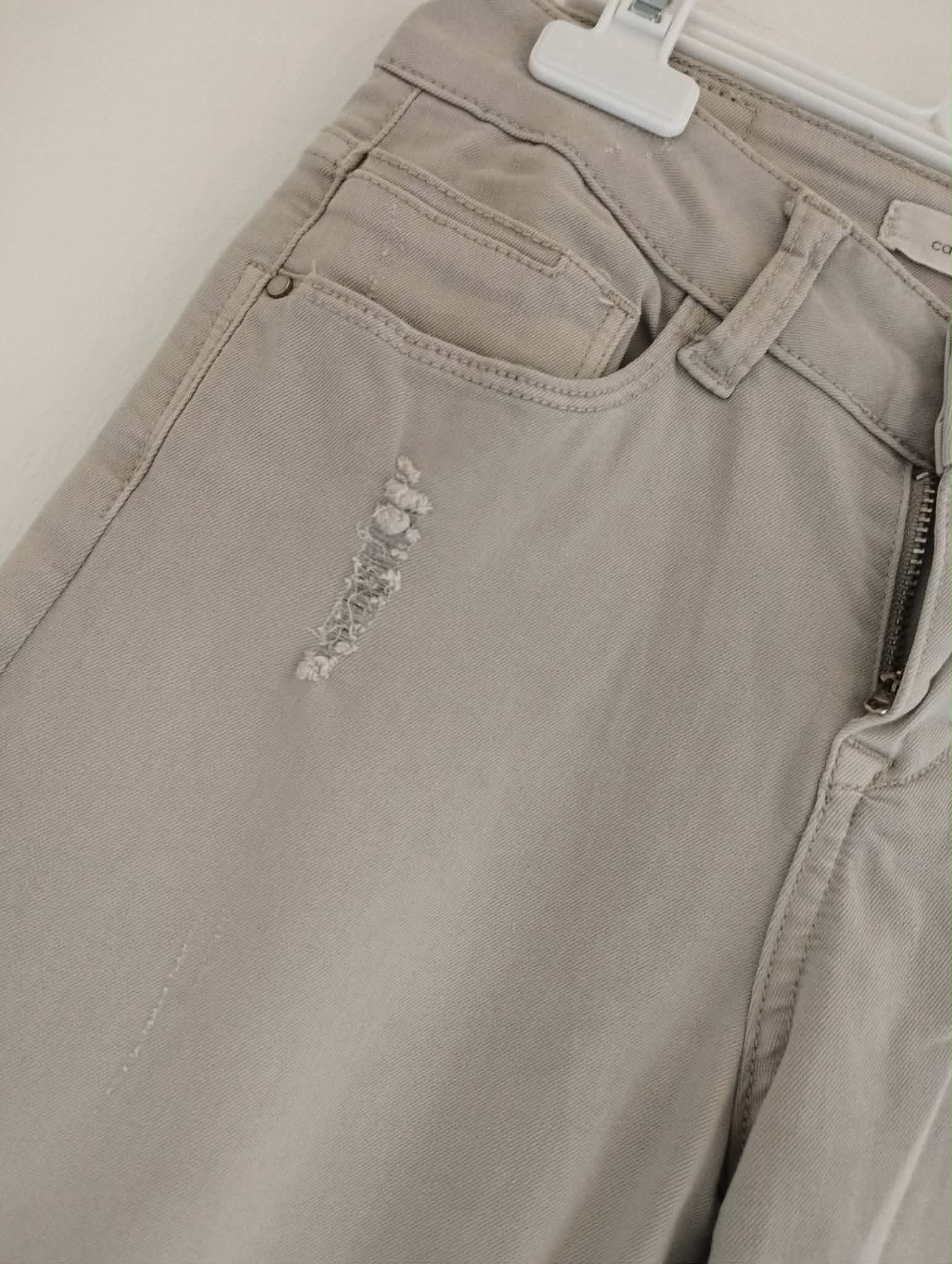 Jean Slim Gris "Cache Cache" Taille 34/XS