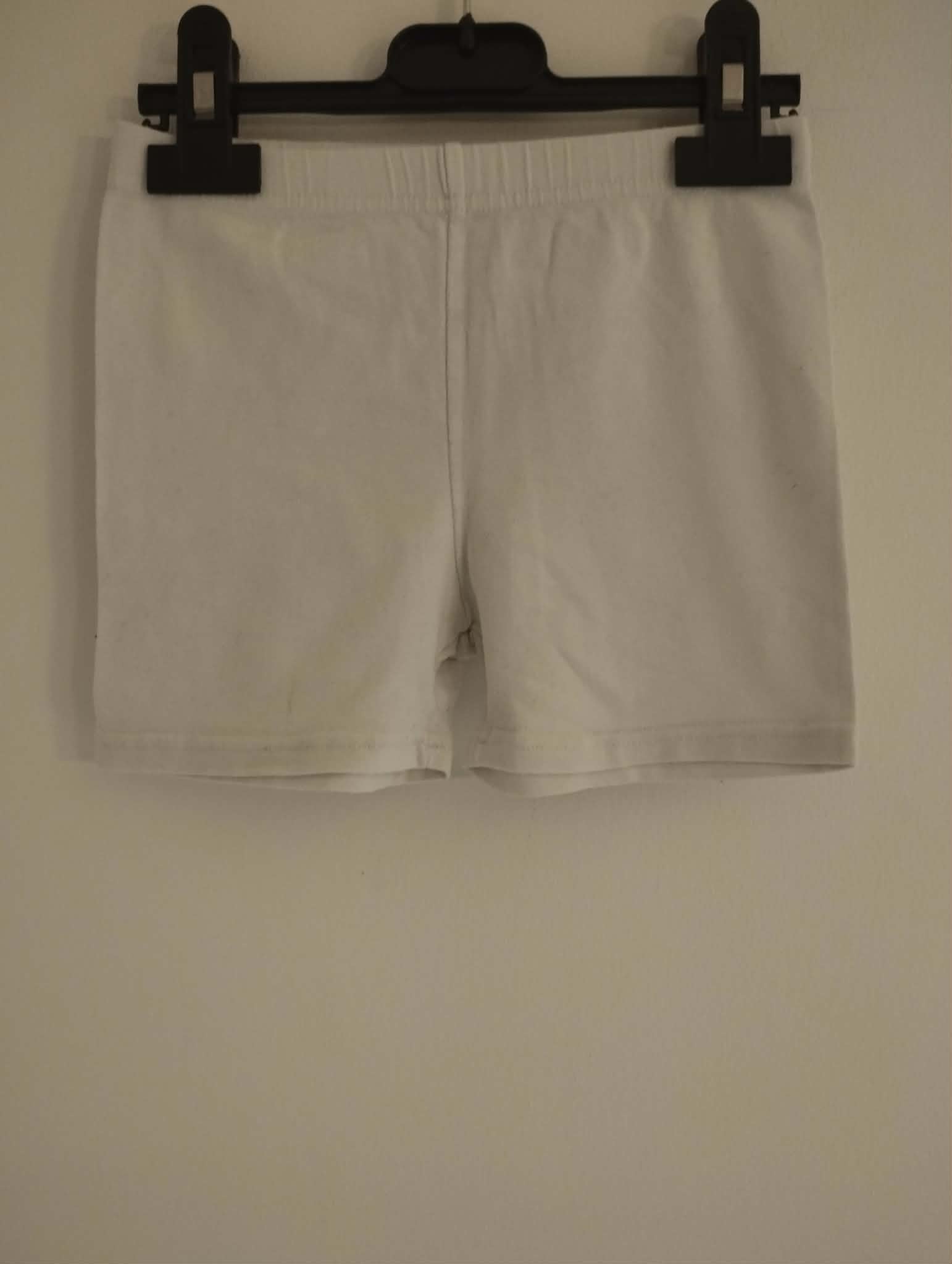 Short Cycliste Blanc "Zeeman" 7/8 Ans