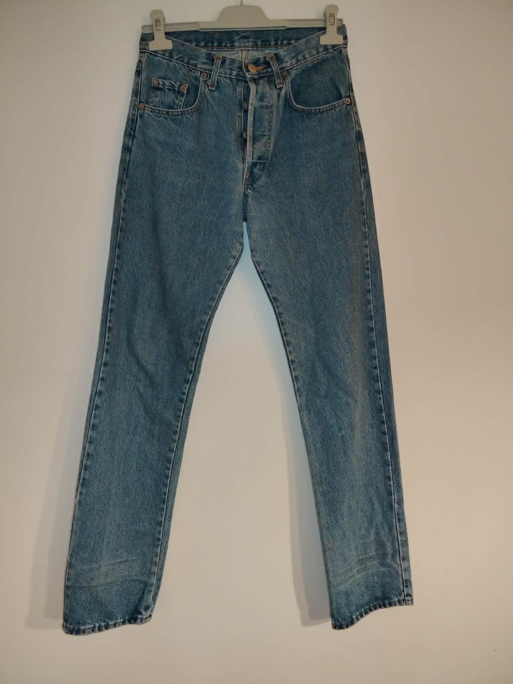 Jean Taille Haute Droit Bleu XS/S