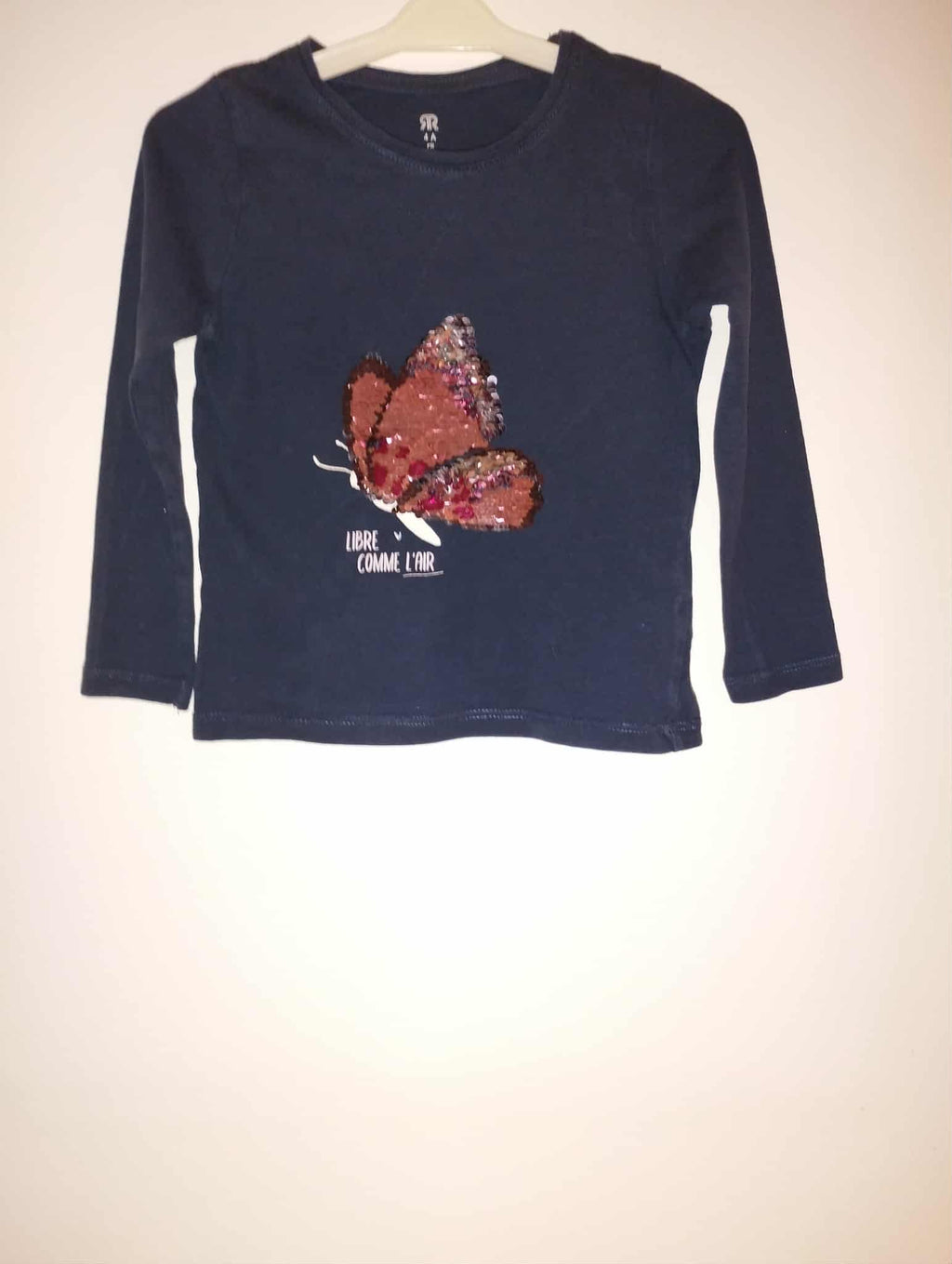 Tee-Shirt Manches Longues "La Redoute" 4 Ans