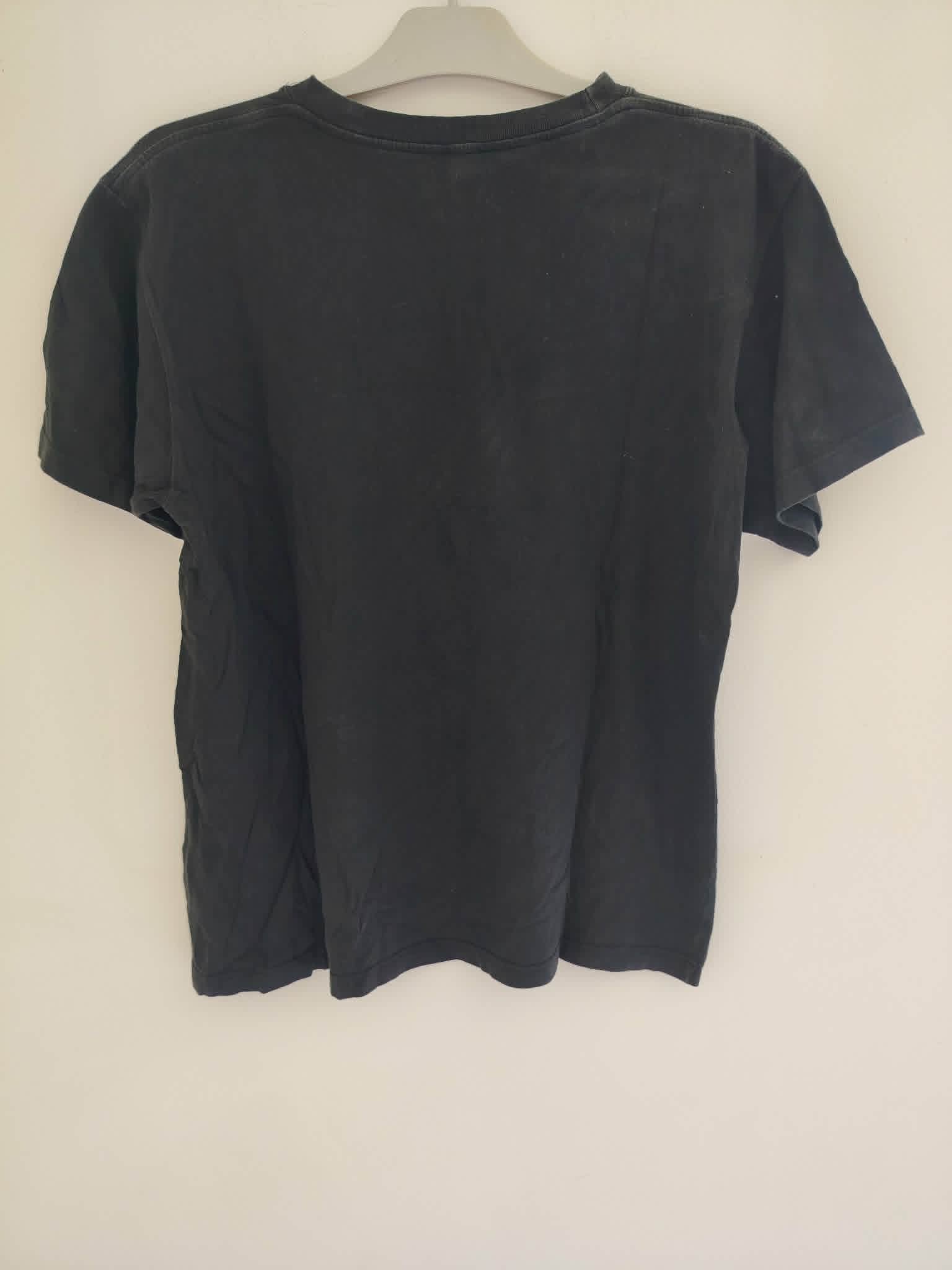 Tee-Shirt Noir Manches Courtes 38-40/M